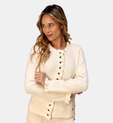 Gilet col rond uni MUDYA La Petite Etoile