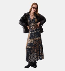 Robe longue avec volants Liu Jo