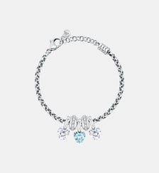 Bracelet en acier,cristaux, DROPS Morellato