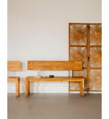 Banc en bois massif Victor N°32- Produit chiné Debongout