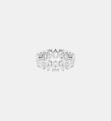 Bague Matrix Vittore, Finition argentée Swarovski