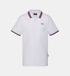 Polo avec liserés tricolores Schott
