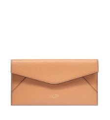 Enveloppe à rabat L en cuir  Lancel