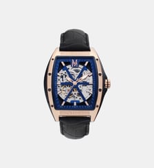 Montre automatique Tonneau Bleu MOW412 Montignac