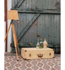 Malle beige Lucienne N°71- Produit chiné Debongout