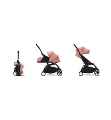 Poussette Yoyo3 - Pack 0+/6+ Ginger - cadre noir Stokke