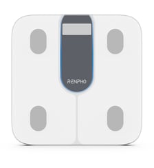 Pèse personne connecté Elis 1C Verre Trempé, Bluetooth, Max. 180 kg, Connecté, 13 Données Corporelles Renpho