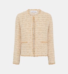 Veste sans col en tweed et lurex - TALEA Gerard Darel