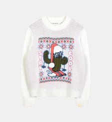 Pull de Noël tricoté Billieblush
