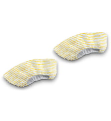 Lingettes et serpillères Microfibre x2 buse à main nettoyeur vapeur SC Karcher