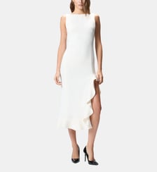 Robe ajustée à volants Pinko