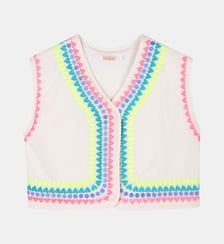 Veste en coton sans manches Billieblush