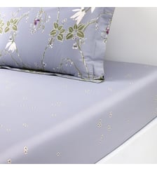 Drap housse en satin Yves Delorme