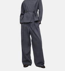 Pantalon droit à pinces Adolfo Dominguez