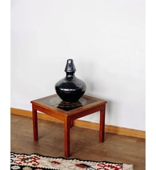 Grand vase noir Edmond N°25- Produit chiné Debongout