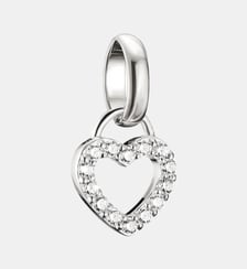 Charm cœur avec zirconia blanc Thomas Sabo