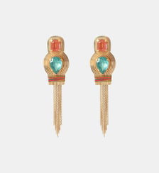 Boucles d'oreilles clips   - Soleil Satellite