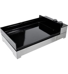 Plancha gaz Premium 60 Inox 2brûleurs à poser, 58.5x40.5 cm Forge Adour