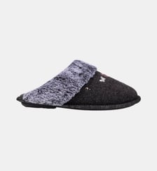 Chaussons Mules ultra confortables, bordure en fausse fourrure Isotoner