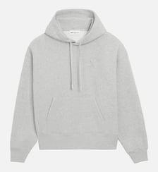Hoodie unisexe en coton Ami de Coeur embossé AMI Paris