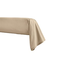 Taie de traversin unie en percale de coton, PREMIÈRE Essix