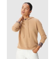 Pull à capuche tricot 100% cachemire Ikks