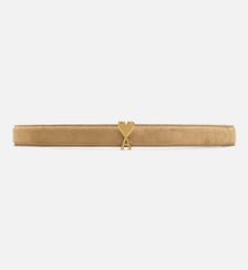 Ceinture Boucle Ami De Coeur en Cuir De Vachette AMI Paris