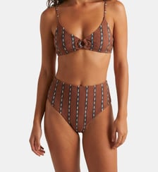 Bas de bikini taille haute Palma Robin Collection