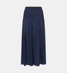 Jupe midi satinée plissée - JOLIE Gerard Darel