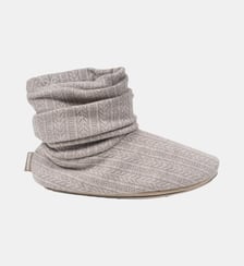 Chaussons Bottillons tricot et nœud satin Isotoner
