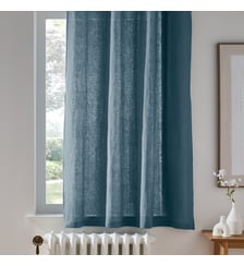 Rideau radiateur lin lavé à oeillets La Redoute Interieurs
