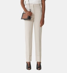 Pantalon Cigarette En Coton Technique Lanvin
