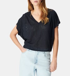 Tee-shirt loose imprimé léopard Ikks