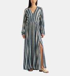 Robe francisco en viscose imprimée Momonì