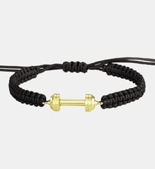Bracelet Haltère Doré en Acier Phebus