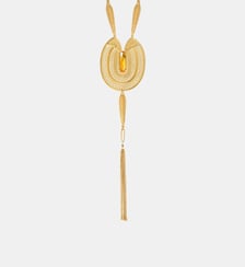 Collier sautoir   doré à l'or fin - Noor Satellite