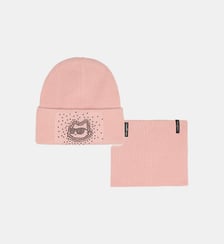Ensemble bonnet et tour de cou Karl Lagerfeld Kids