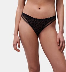 Tanga détails velours Chantelle Pulp