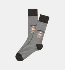 Chaussettes en coton - Ma meilleure vie Gris Arthur