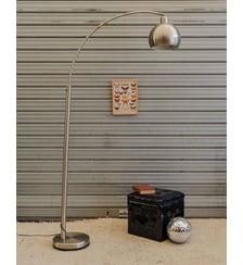Lampadaire chromé Julien N°415- Produit chiné Debongout