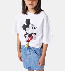 Jupe en jean avec strass Marc Jacobs Kids