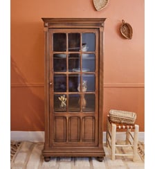 Vitrine en bois Victoria N°196- Produit chiné Debongout