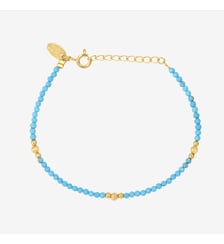 Bracelet doré tourmaline rose - jeri Caroline Najman
