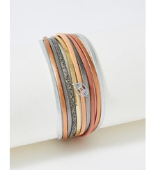bracelet cuirs Malicieux Althéa Flowers for Zoe