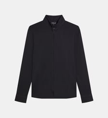 chemise en jersey à pied de col boutonné Agnès b.