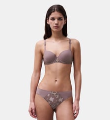 Tanga broderie florale Chantelle