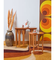 Table d'appoint modulable en bois Hanna N°782- Produit chiné Debongout