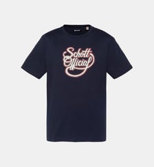 T-shirt imprimé Schott Official vintage. Schott