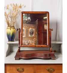 Miroir Art déco en bois pour coiffeuse Georges N°992- Produit chiné Debongout