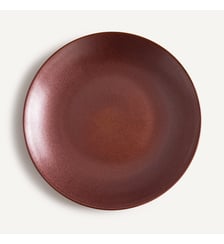 Lot de 4 assiettes plates grès émaillé AM.PM